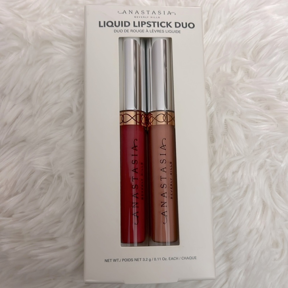 Anastasia Beverly Hills Liquid Lipstick Duo, Kathryn & Stripped NIB - Picture 2 of 10